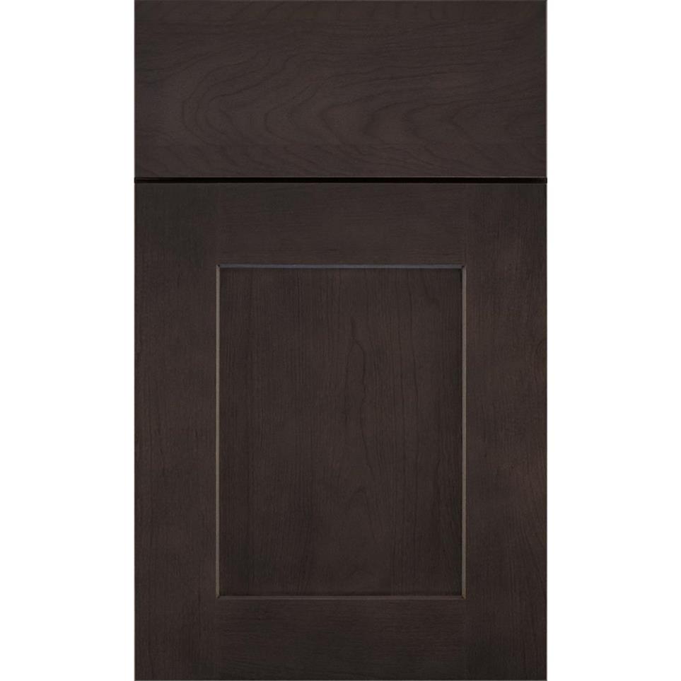 Square Storm Dark Finish Square Cabinets