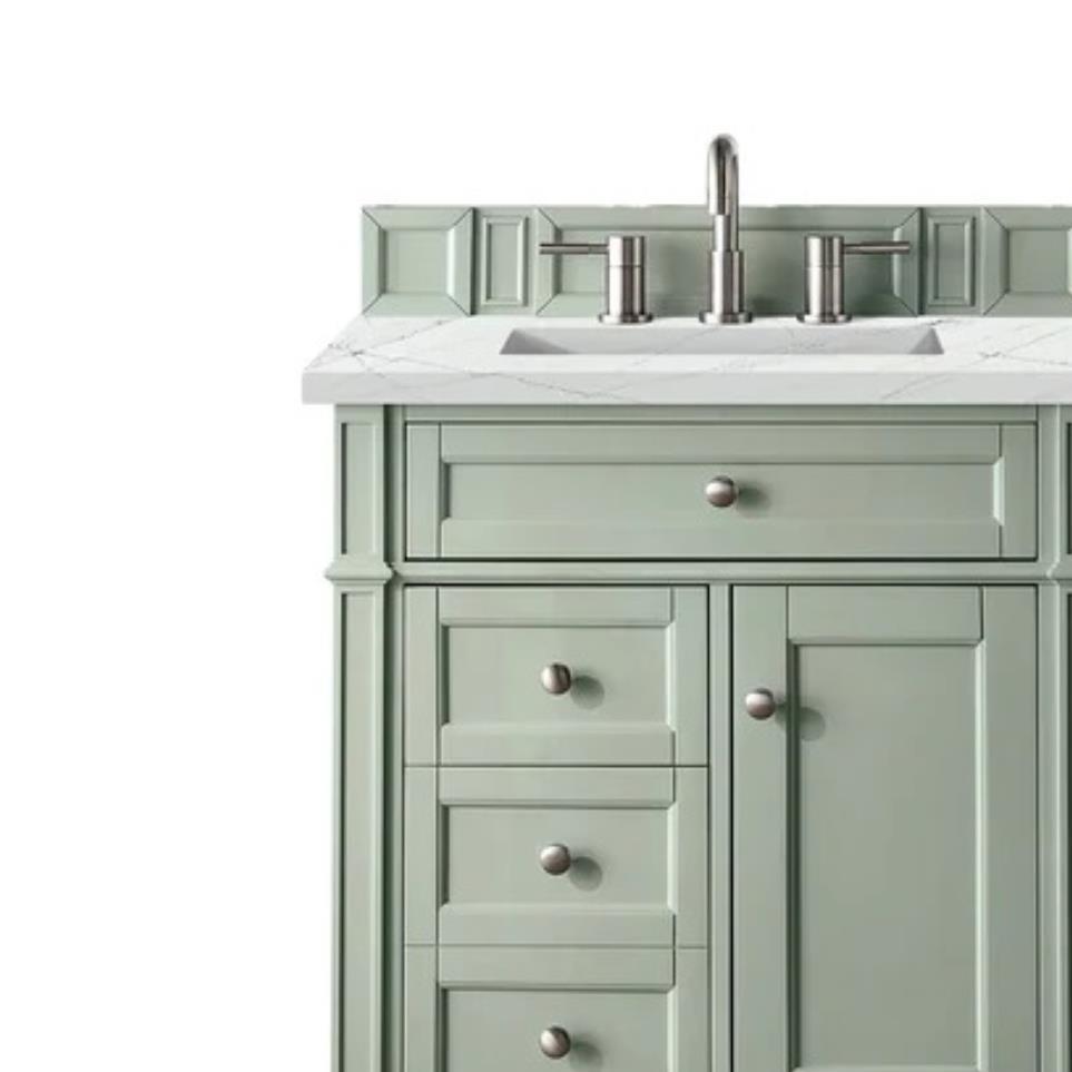 Base with Sink Top Sage Green Green Vanities