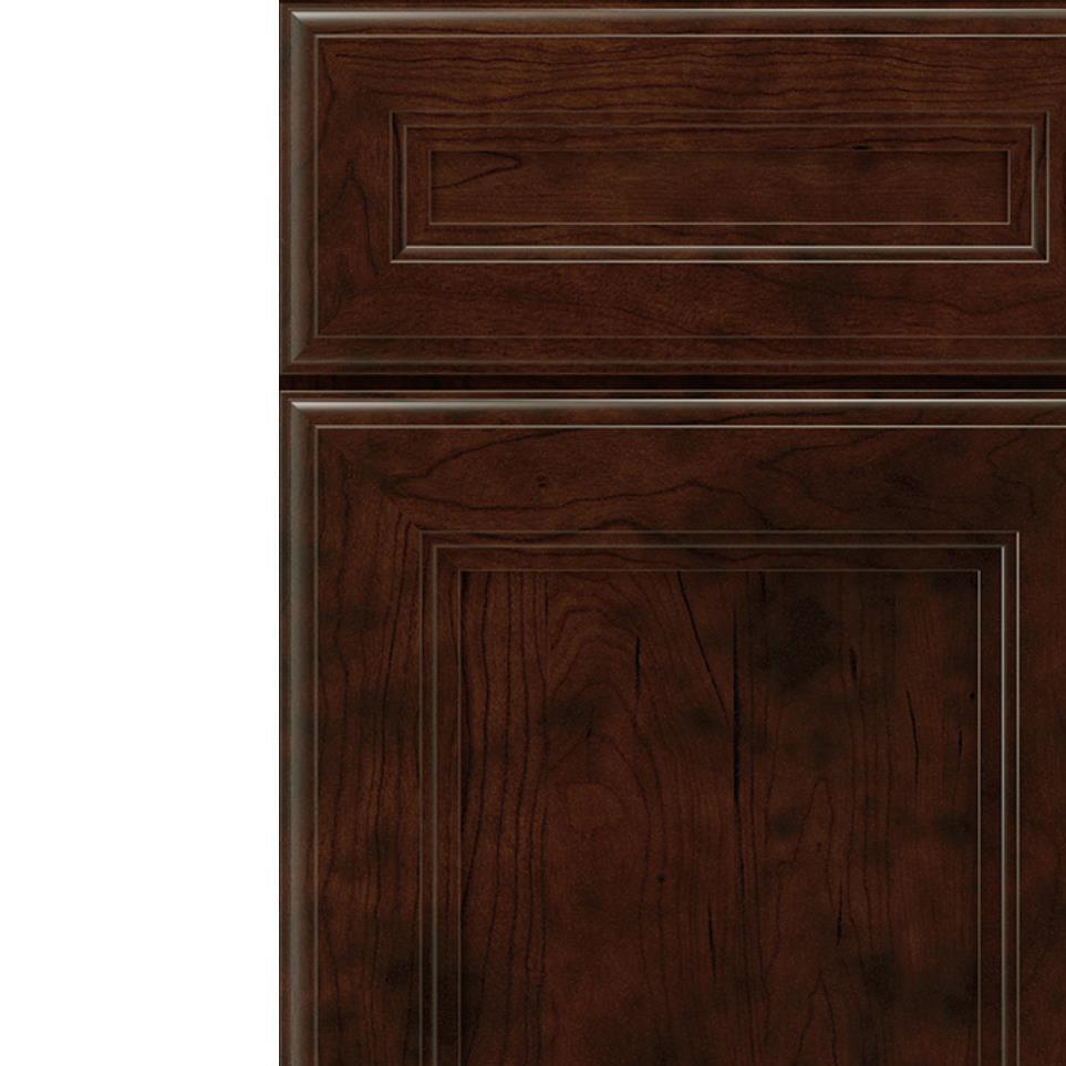 5 Piece Chocolate Dark Finish 5 Piece Cabinets