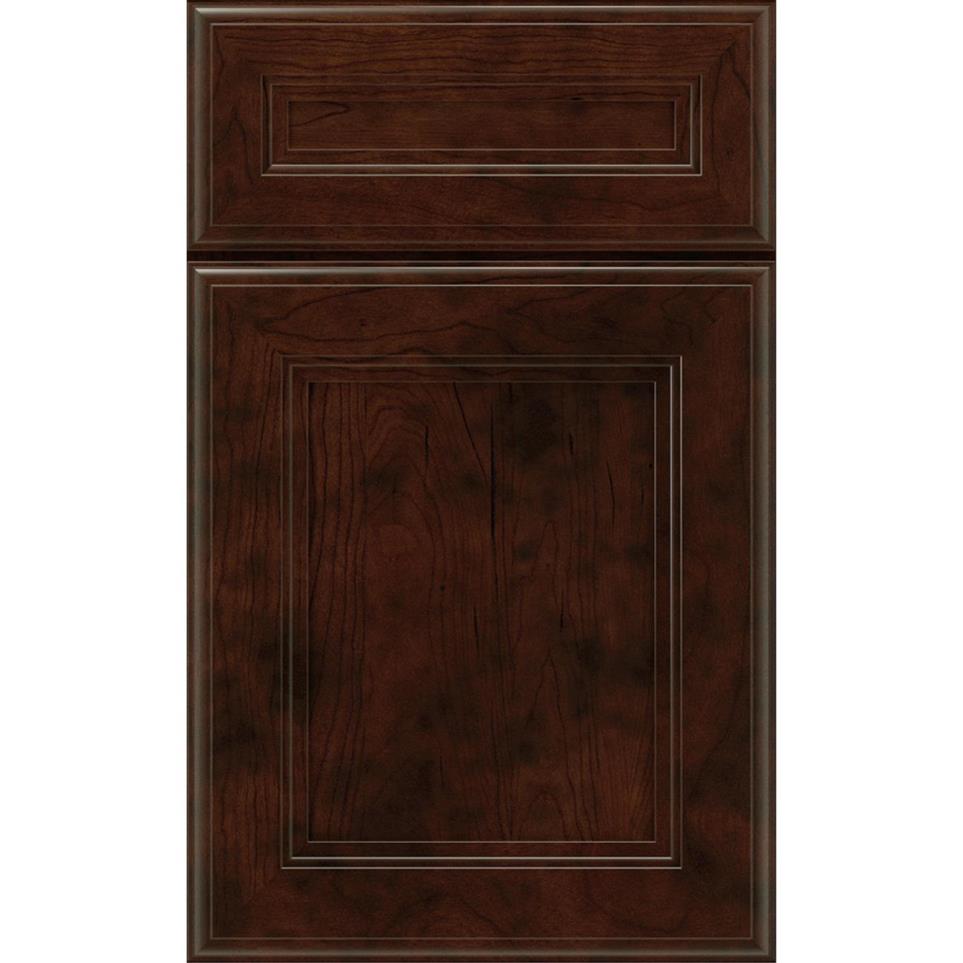 5 Piece Chocolate Dark Finish 5 Piece Cabinets