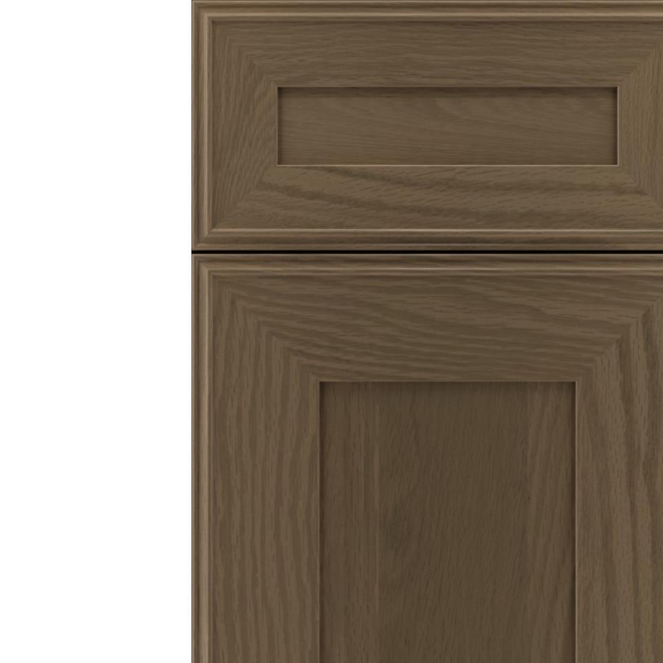 Square Cortado Medium Finish Square Cabinets