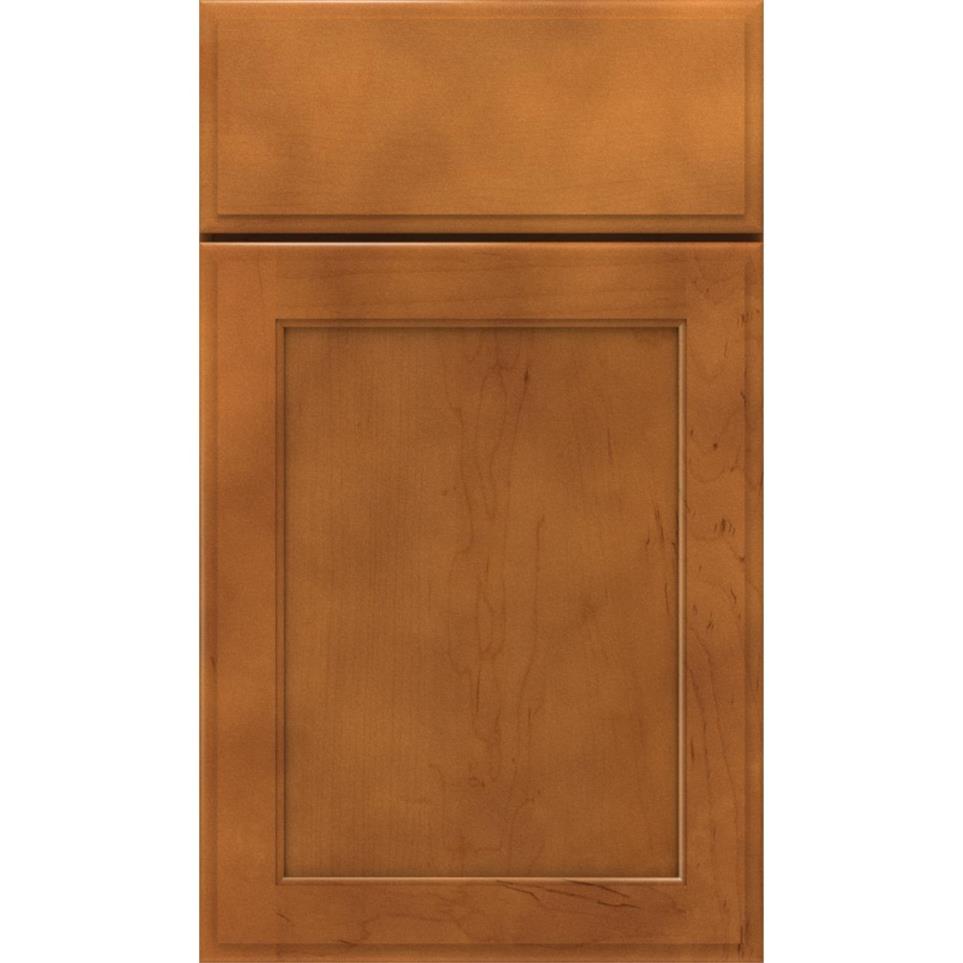 Square Cattail Medium Finish Square Cabinets