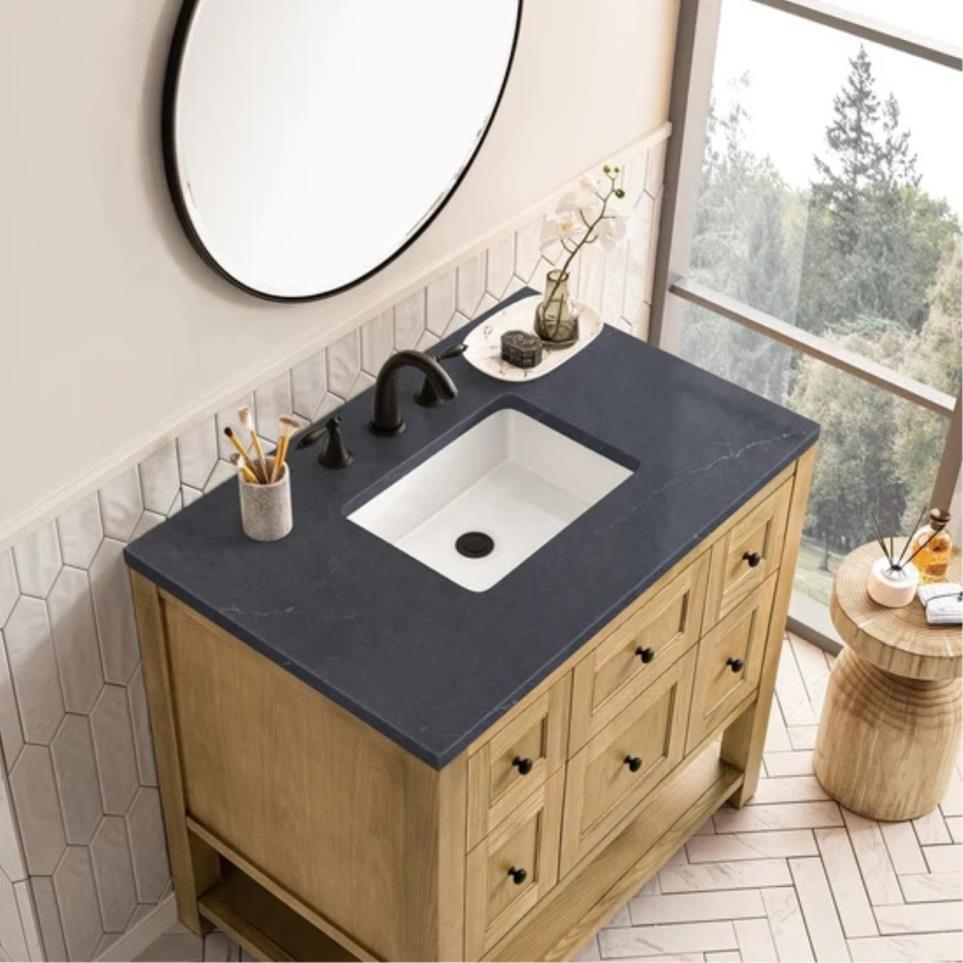 Base with Sink Top Light Oak Light Finish Vanities