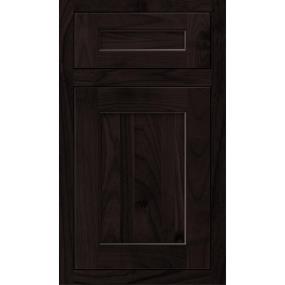 Square Teaberry Dark Finish Square Cabinets