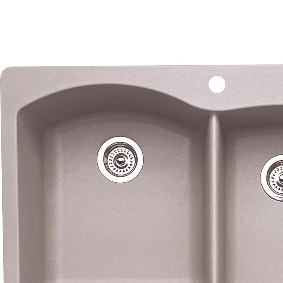 Metallic Gray Grey / Black Sinks