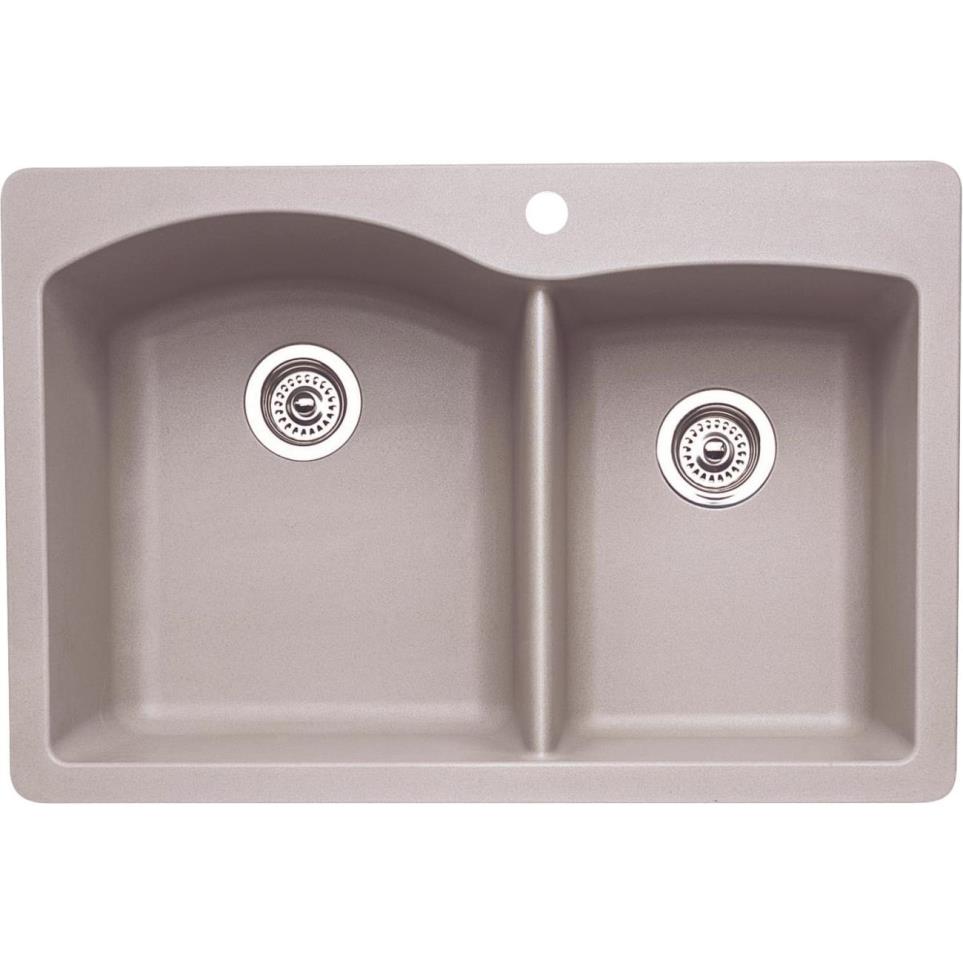 Metallic Gray Grey / Black Sinks