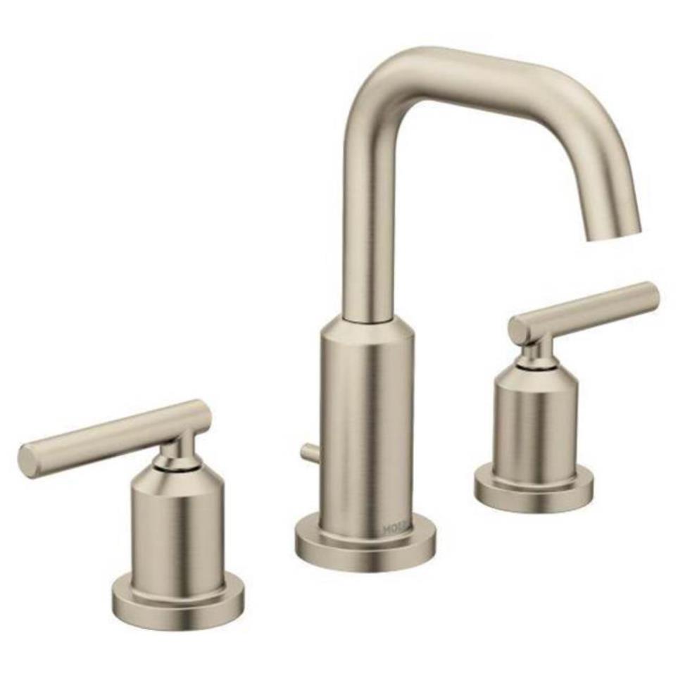 Moen Gibson Brushed Nickel Bath Faucets Bath Brushed Nickel Nickel Faucets