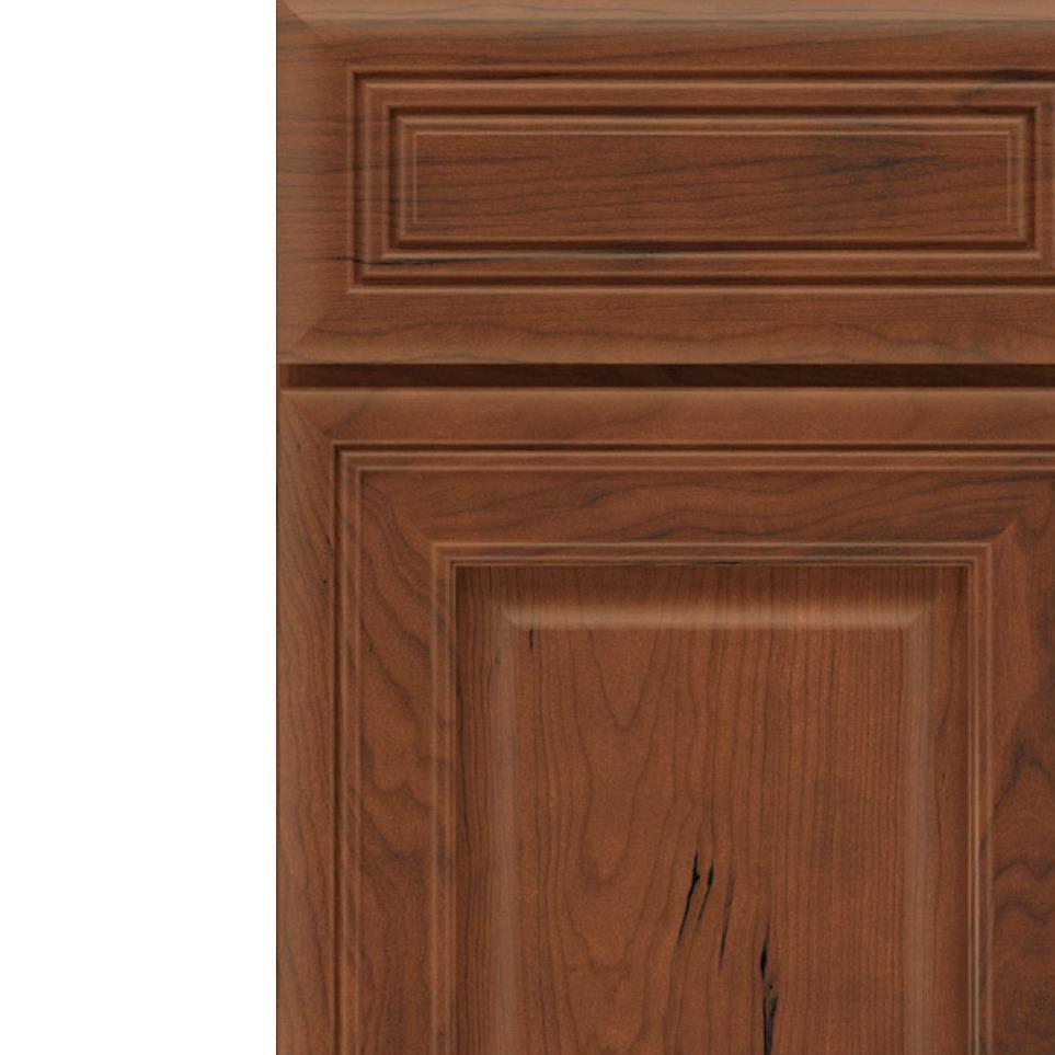 Square Tundra Dark Finish Square Cabinets