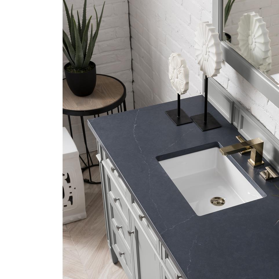 Base with Sink Top Urban Gray Grey / Black Vanities