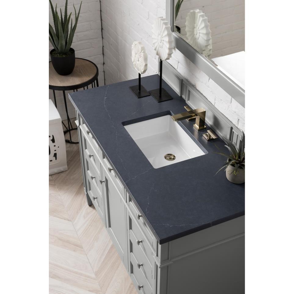 Base with Sink Top Urban Gray Grey / Black Vanities