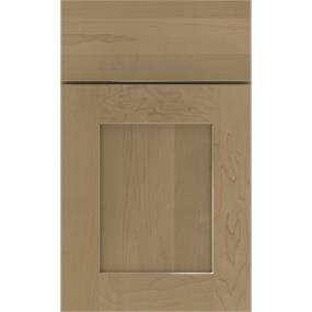 Square Buckskin Medium Finish Square Cabinets