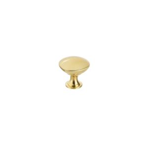 Knob Satin Brass Brass / Gold Knobs