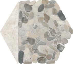 Mosaic Coal Tumbled Gray Tile