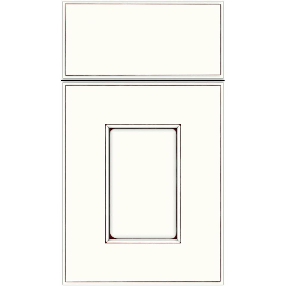 Square Alabaster Mocha Glaze Glaze - Paint Square Cabinets