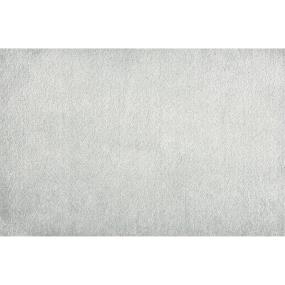 Plush Saxony Rain White Carpet