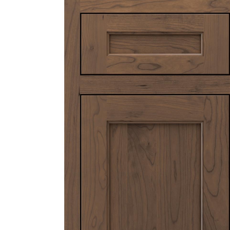 Square Kindling Medium Finish Square Cabinets