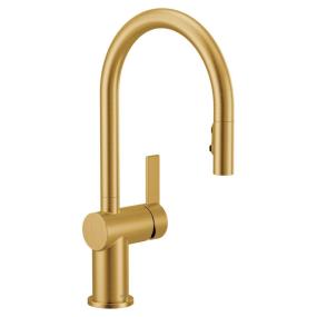 Kitchen Brushed Gold Brass / Gold Faucets