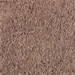 Textured Saxony Dawn Glow Beige/Tan Carpet