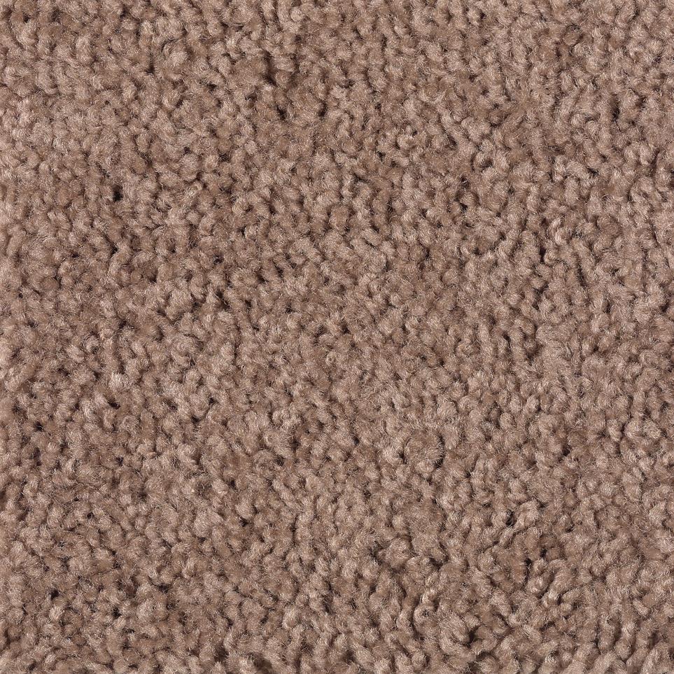 Textured Saxony Dawn Glow Beige/Tan Carpet