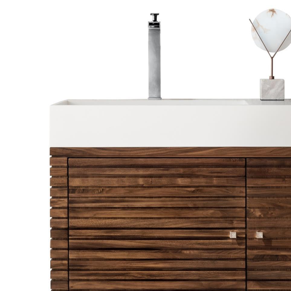 Base with Sink Top Whitewashed Walnut Light Finish Vanities