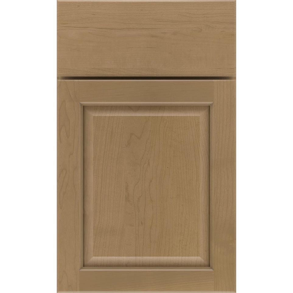 Square Buckskin Medium Finish Square Cabinets