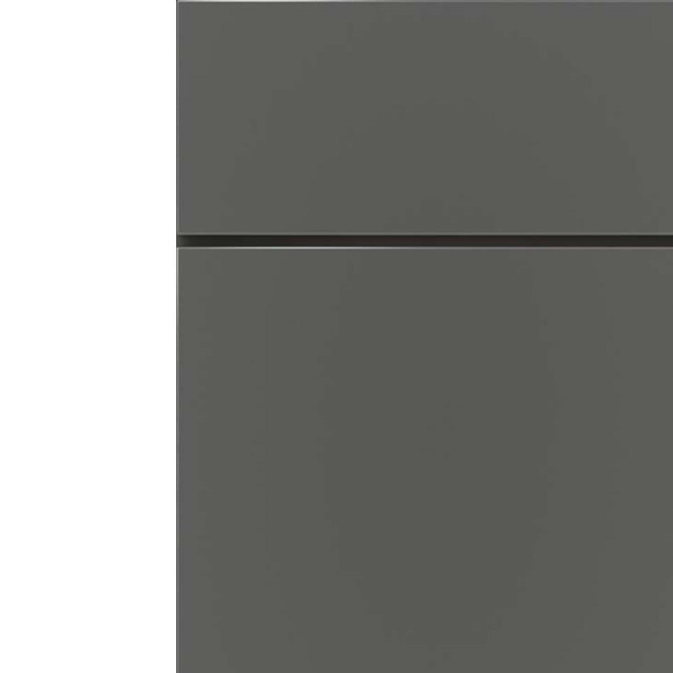 Slab Moonstone Paint - Grey Slab Cabinets