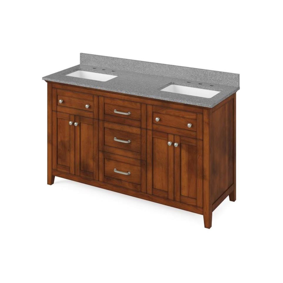 Base with Sink Top Chocolate Dark Finish Vanities