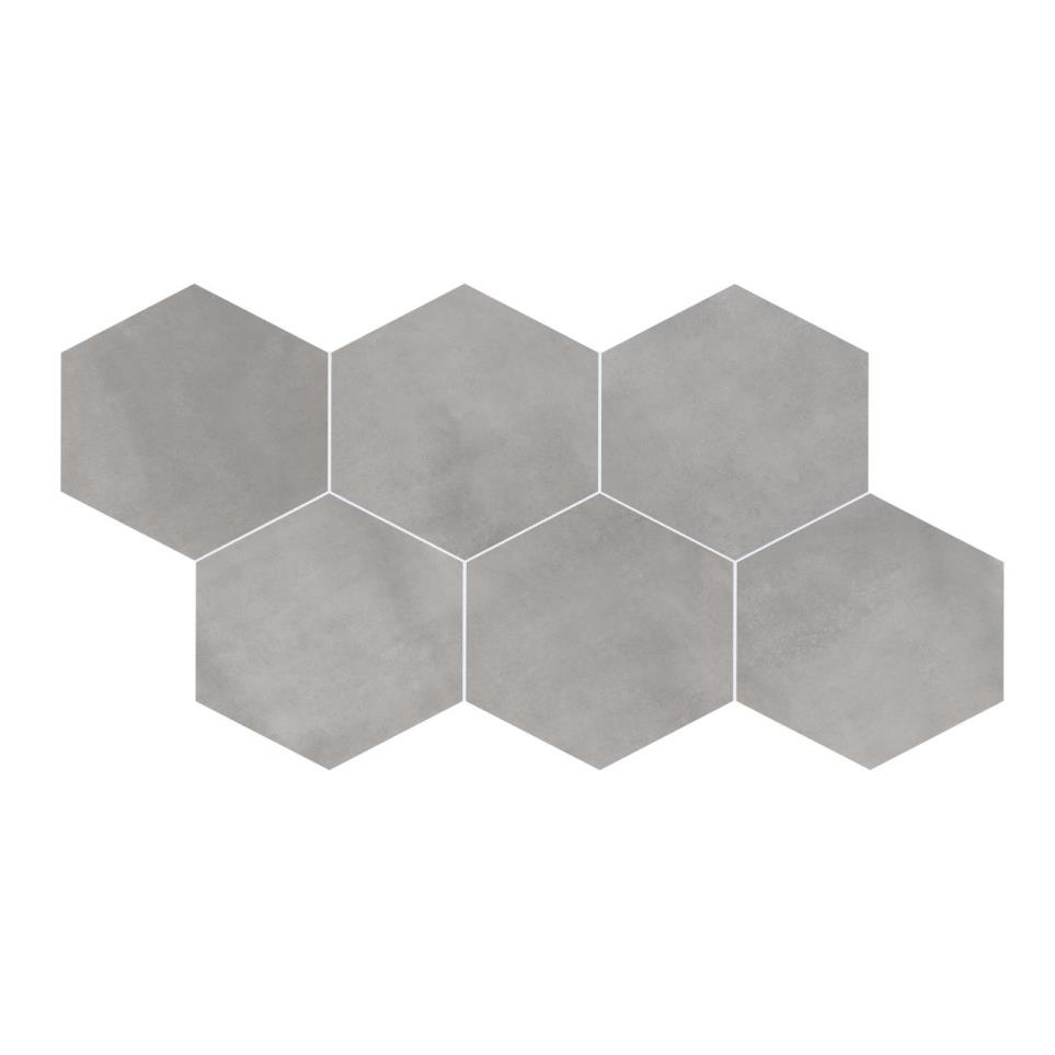 Tile Memory Grey Asanoha Matte Gray Tile
