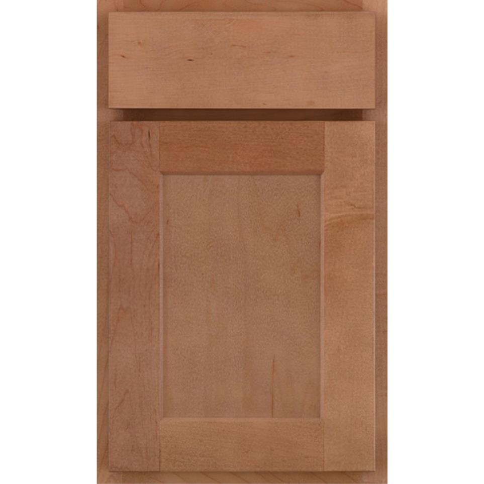 Square Ginger Light Finish Square Cabinets