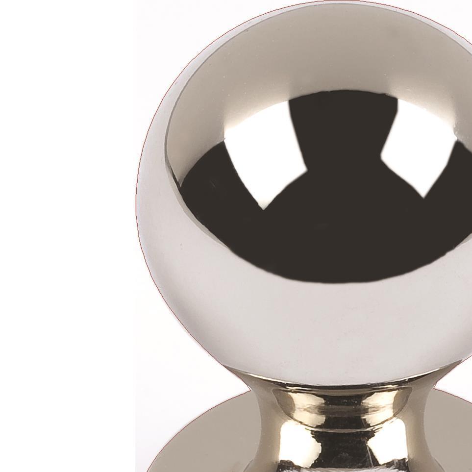 Knob Polished Nickel Nickel Knobs