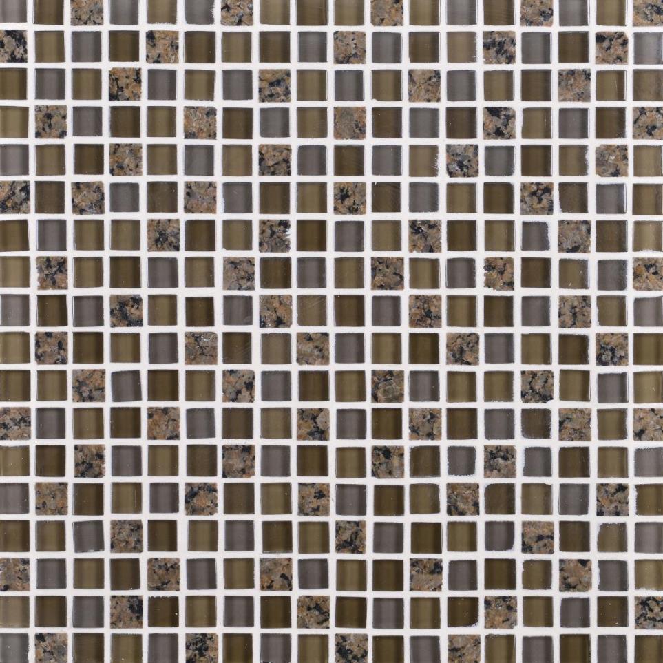 Mosaic Ubatuba Blend Mixed Beige/Tan Tile