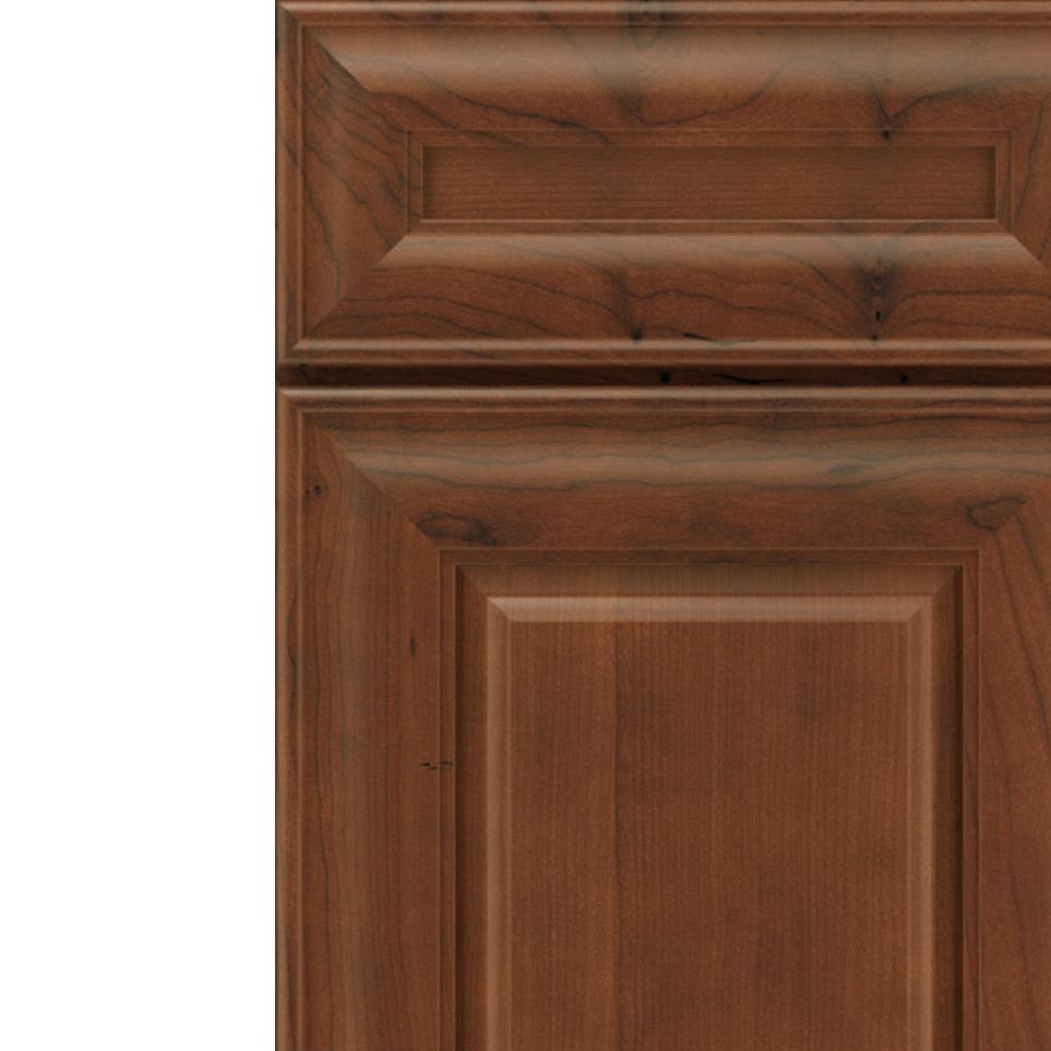 Square Tundra Dark Finish Square Cabinets