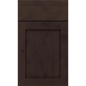 Square Thatch Dark Finish Square Cabinets