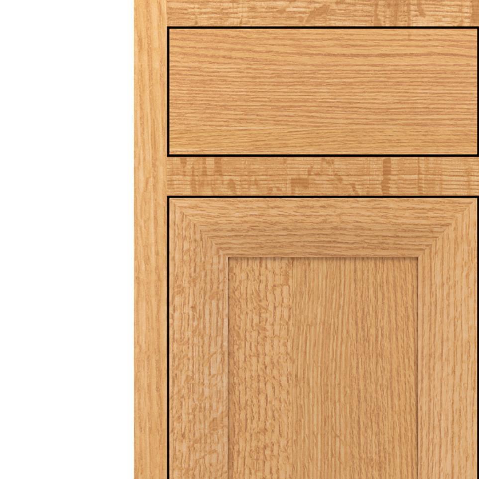 Inset Natural Light Finish Inset Cabinets