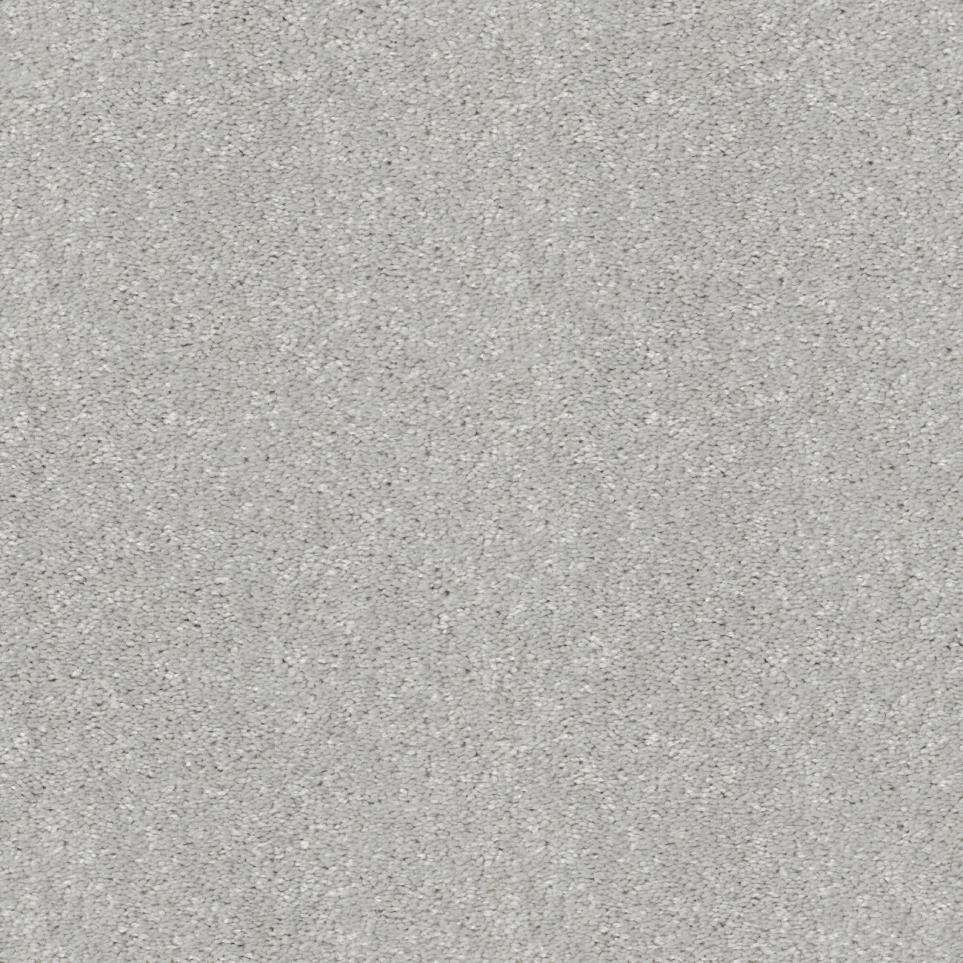 Plush Saxony River Birch Gray Carpet