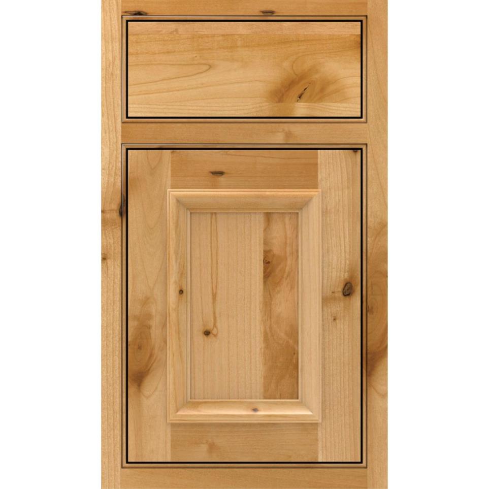 Square Natural Light Finish Square Cabinets