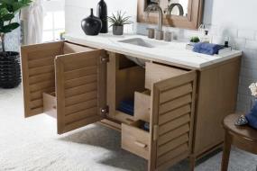 Base with Sink Top Whitewashed Walnut Light Finish Vanities