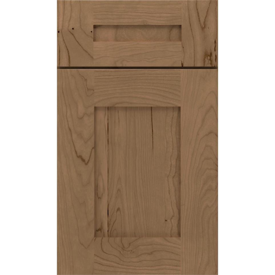 Square Gunny Medium Finish Square Cabinets