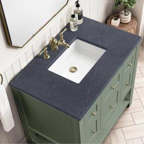 Base with Sink Top Smokey Celadon Green Vanities