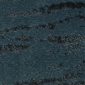 Pattern Mountainous Blue Carpet