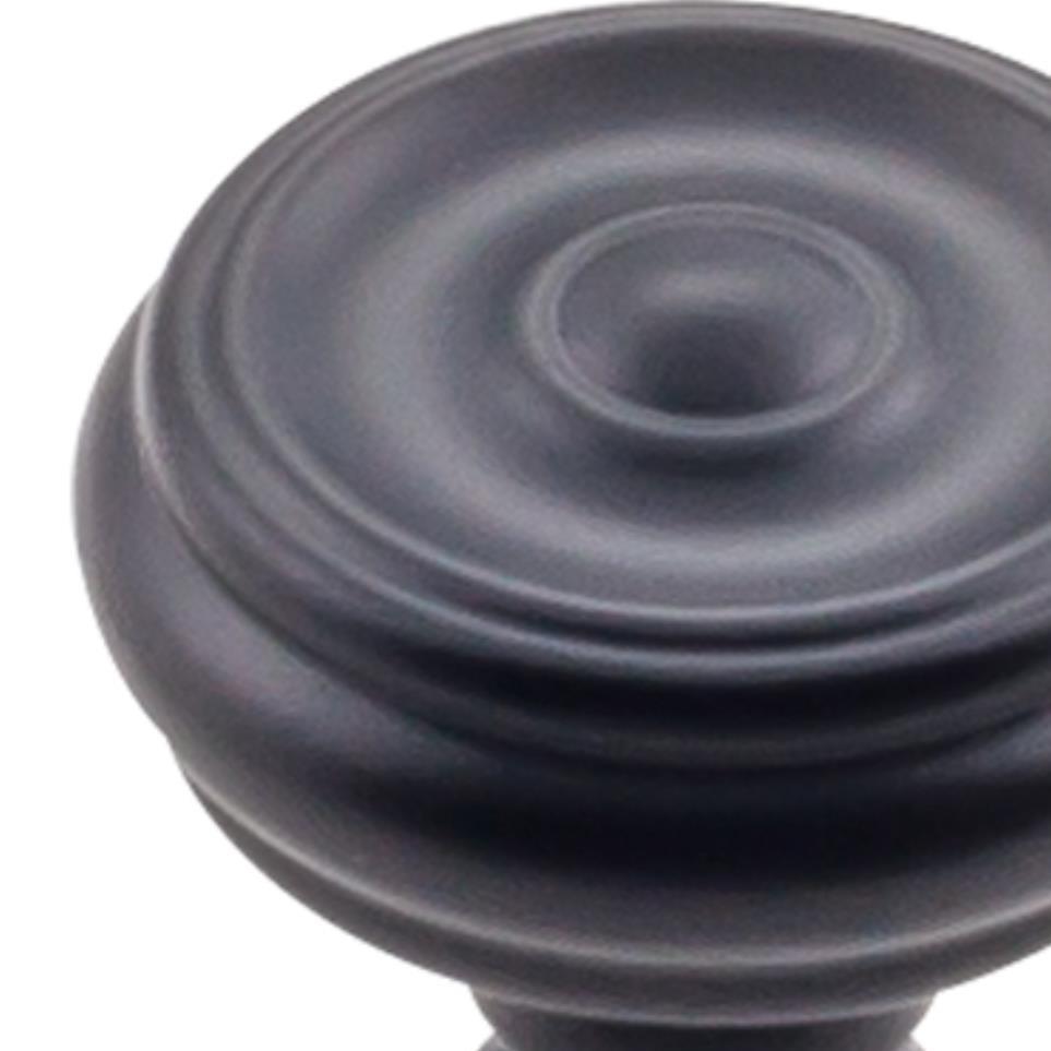 Knob Flat Black Black Knobs