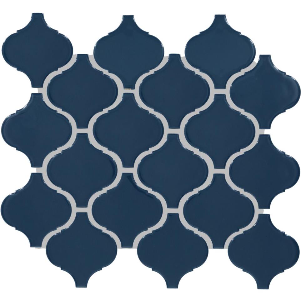 Mosaic Galaxy Glossy Blue Tile