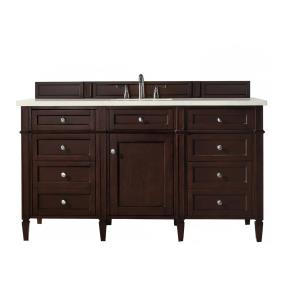 Base with Sink Top Burnished Mahogany Dark Finish Vanities