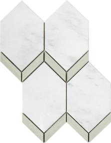 Mosaic Fawn White Tile
