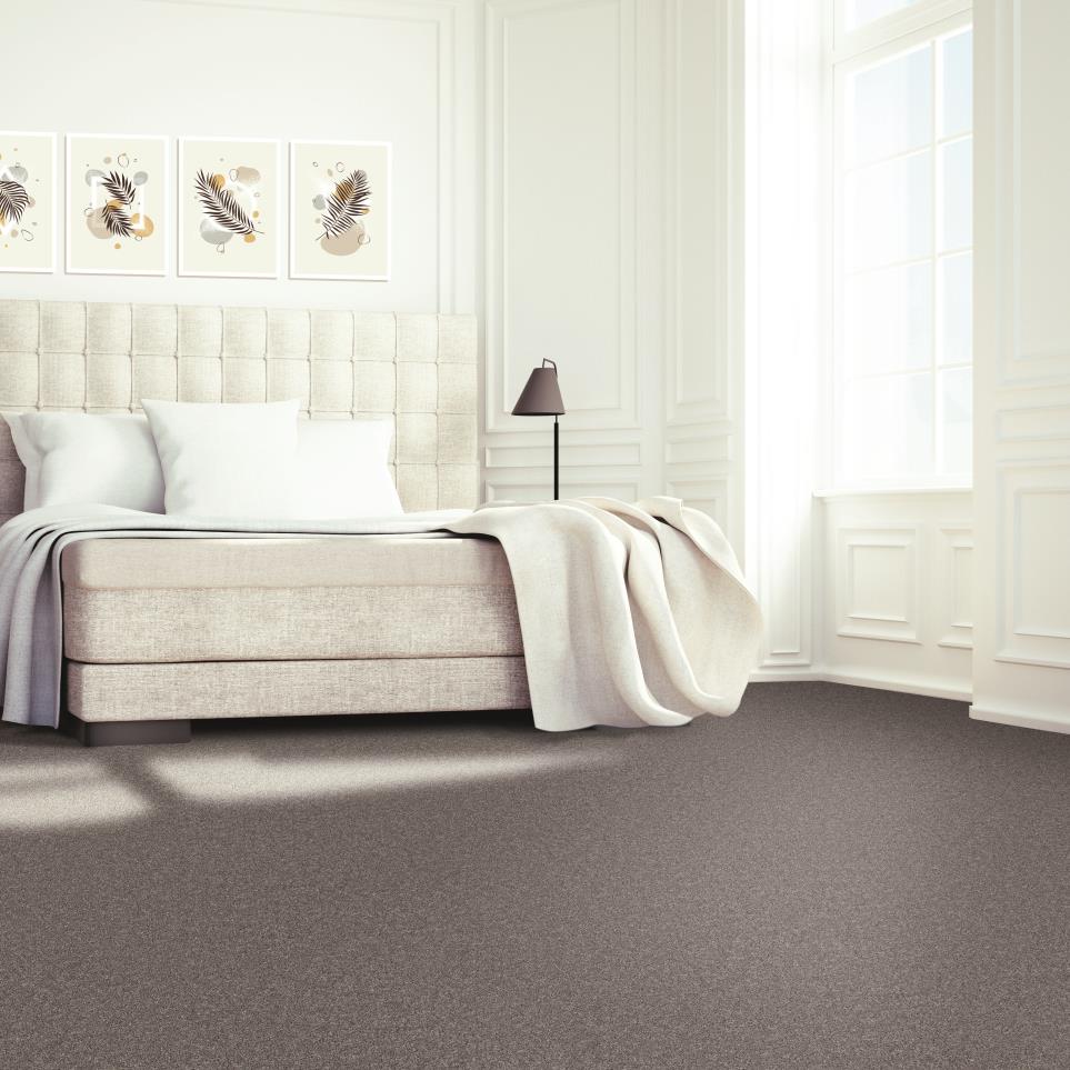 Textured Saxony Anchor Gray Carpet