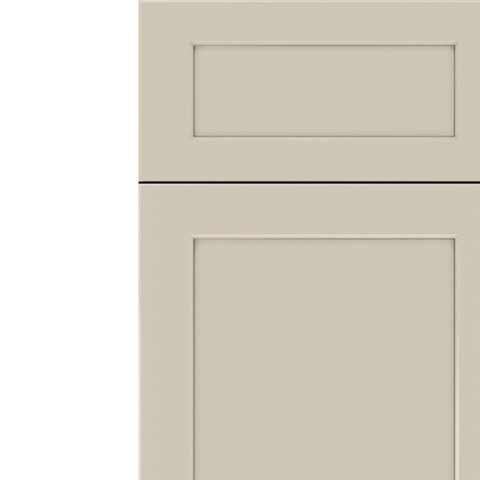 5 Piece Satin Daybreak Paint - Grey 5 Piece Cabinets