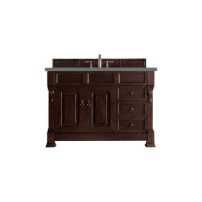 Base with Sink Top Burnished Mahogany Dark Finish Vanities