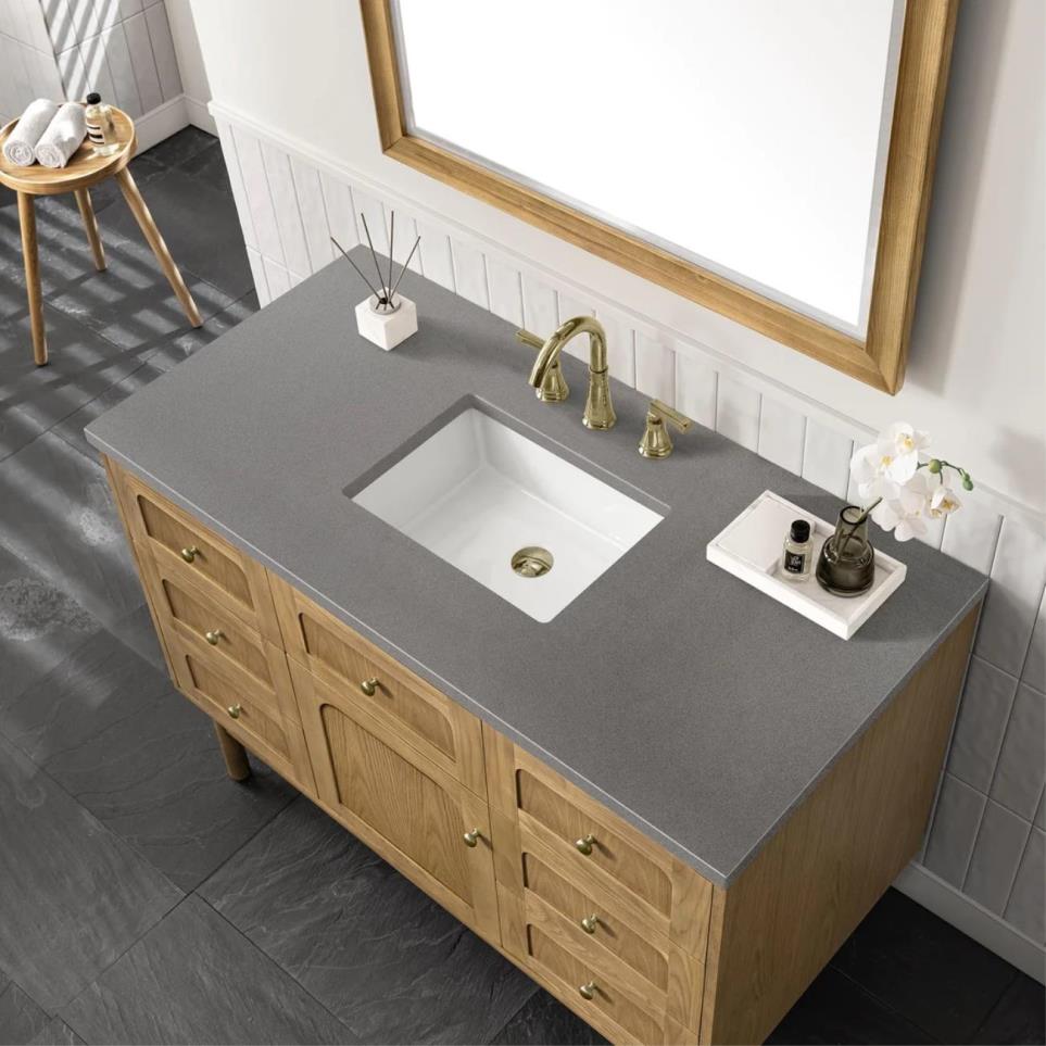 Base with Sink Top Light Oak Light Finish Vanities