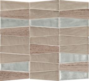 Mosaic Contessa Charm Glossy Brown Tile