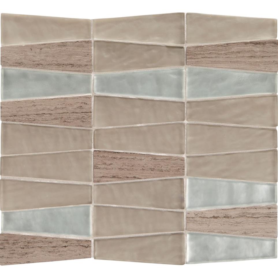 Mosaic Contessa Charm Glossy Brown Tile